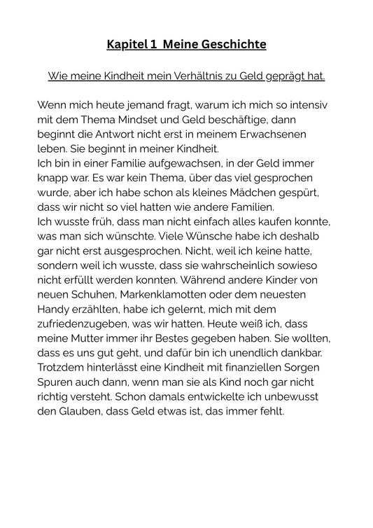 Mein Weg zu einem positiven Money Mindset – Wie ein positives Mindset mein Leben verändert hat