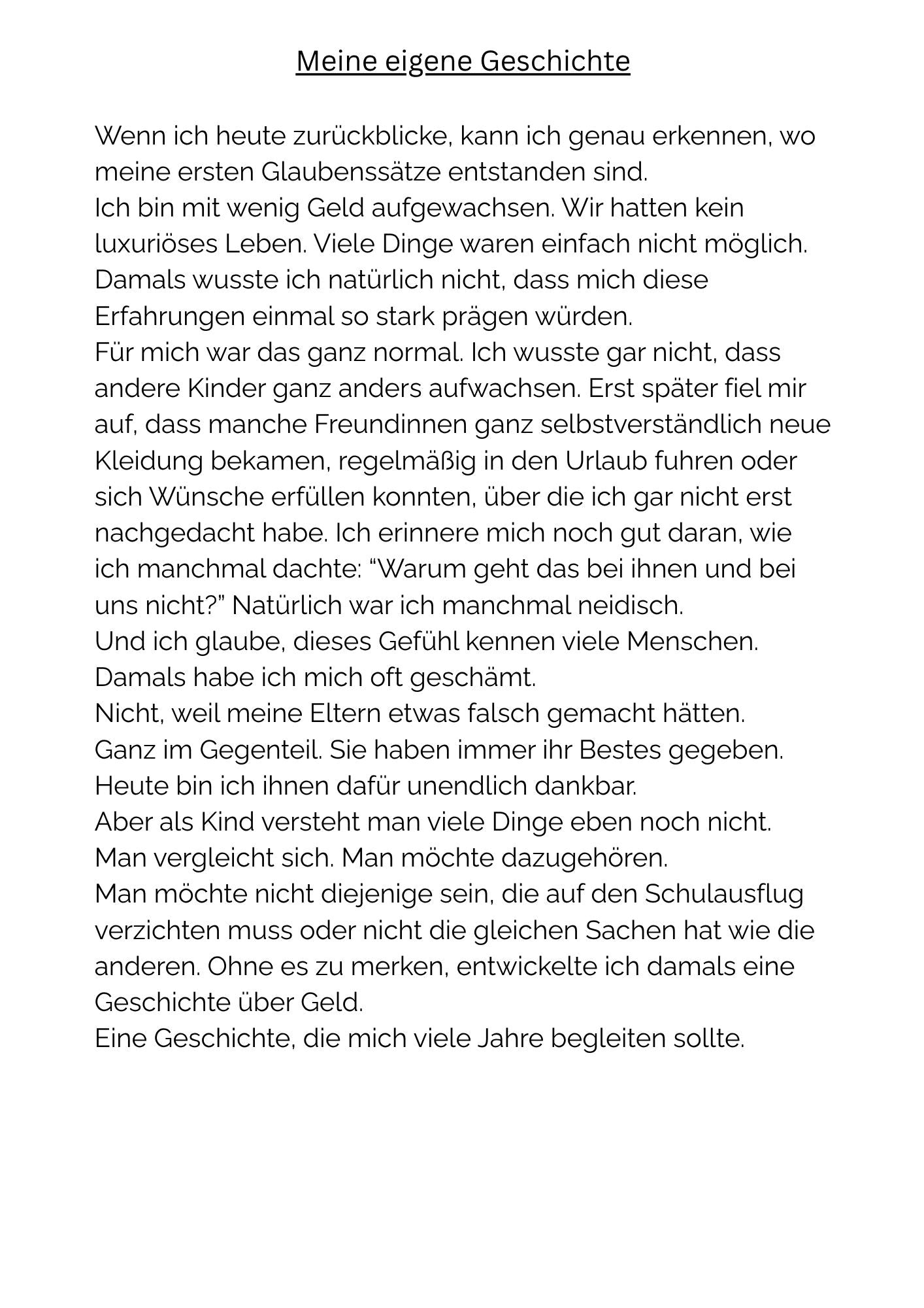 Mein Weg zu einem positiven Money Mindset – Wie ein positives Mindset mein Leben verändert hat