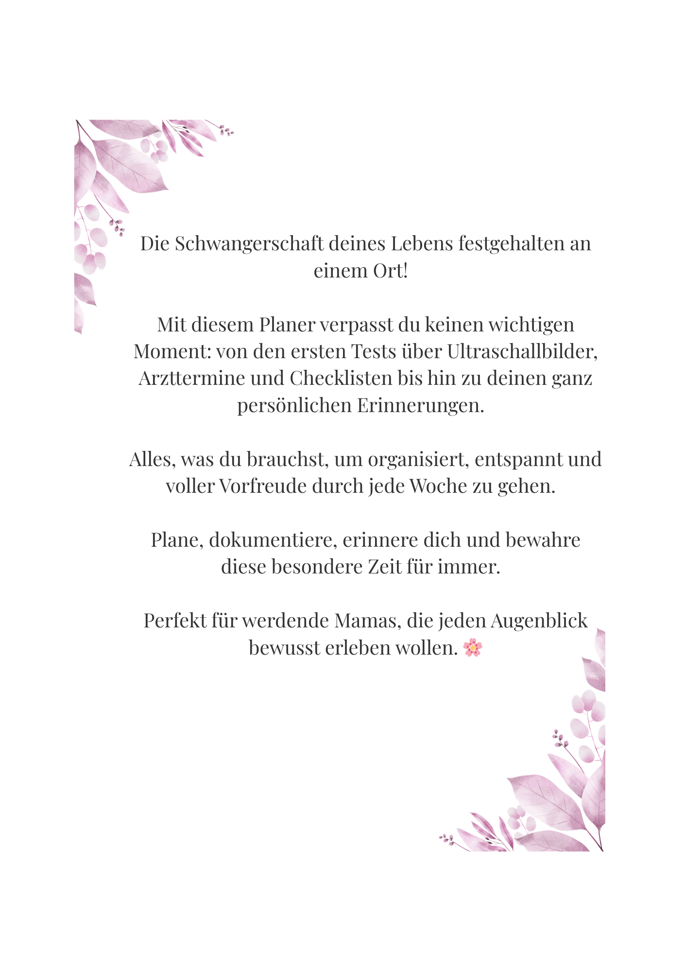 Mein Schwangerschaftsplaner
